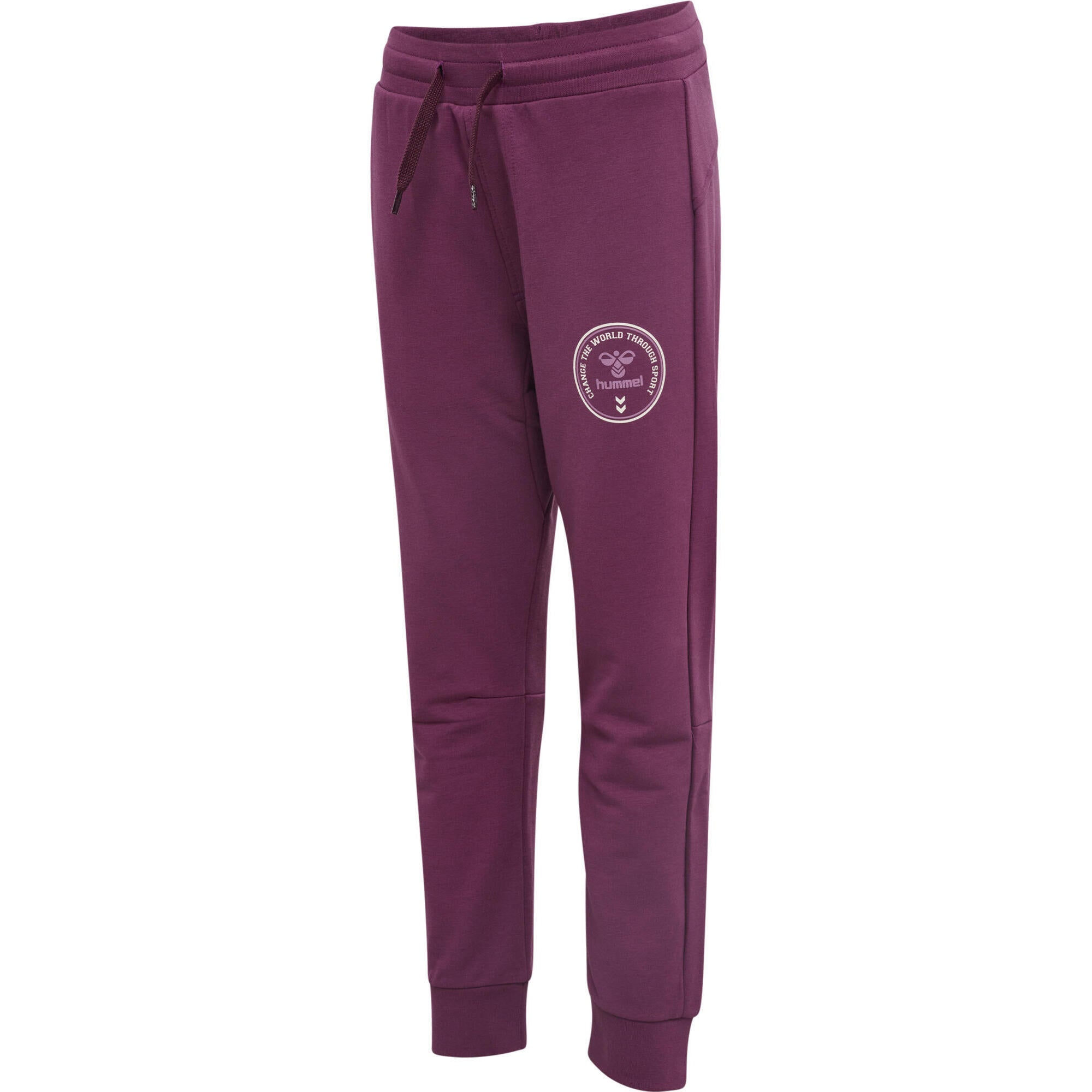 Hmlproud trousers Unisex trousers for children HUMMEL, pale purple