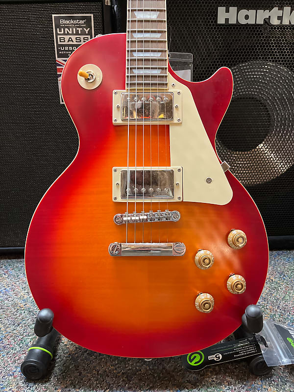 جيتار Epiphone Les Paul Standard Aged Dark Cherry Burst موديل 1959 مع علبة