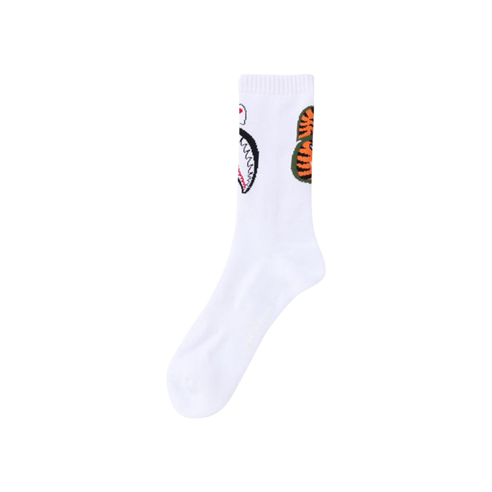 BAPE Shark Socks, White