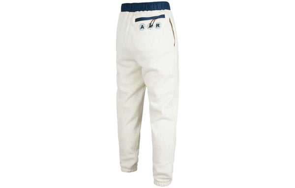 Air Jordan Essentials Mountainside Casual Sports Lacing Printing Long Pants 'White', White