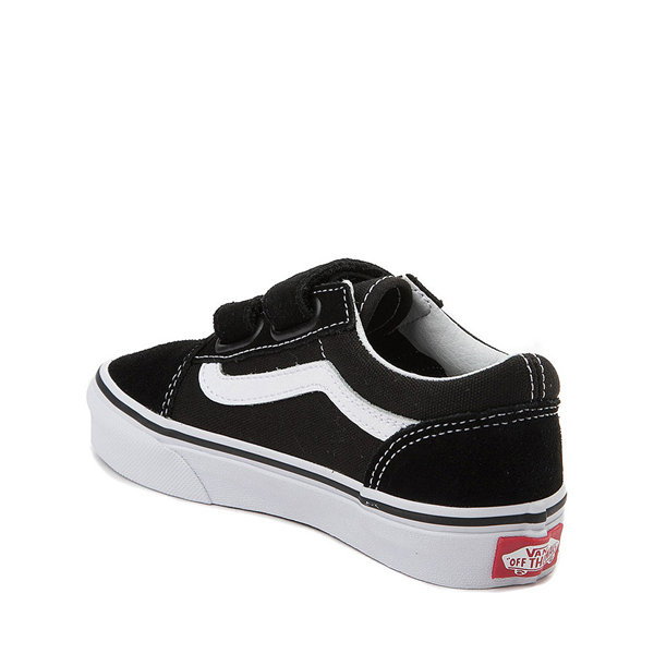 حذاء التزلج Vans Old Skool V للأطفال الصغار، أسود