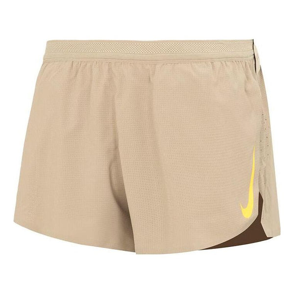 Nike AeroSwift Running Shorts 'Tan', tan