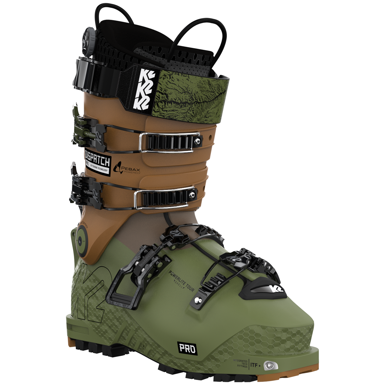 Ski boots K2 Dispatch Pro Alpine Touring 2023, green