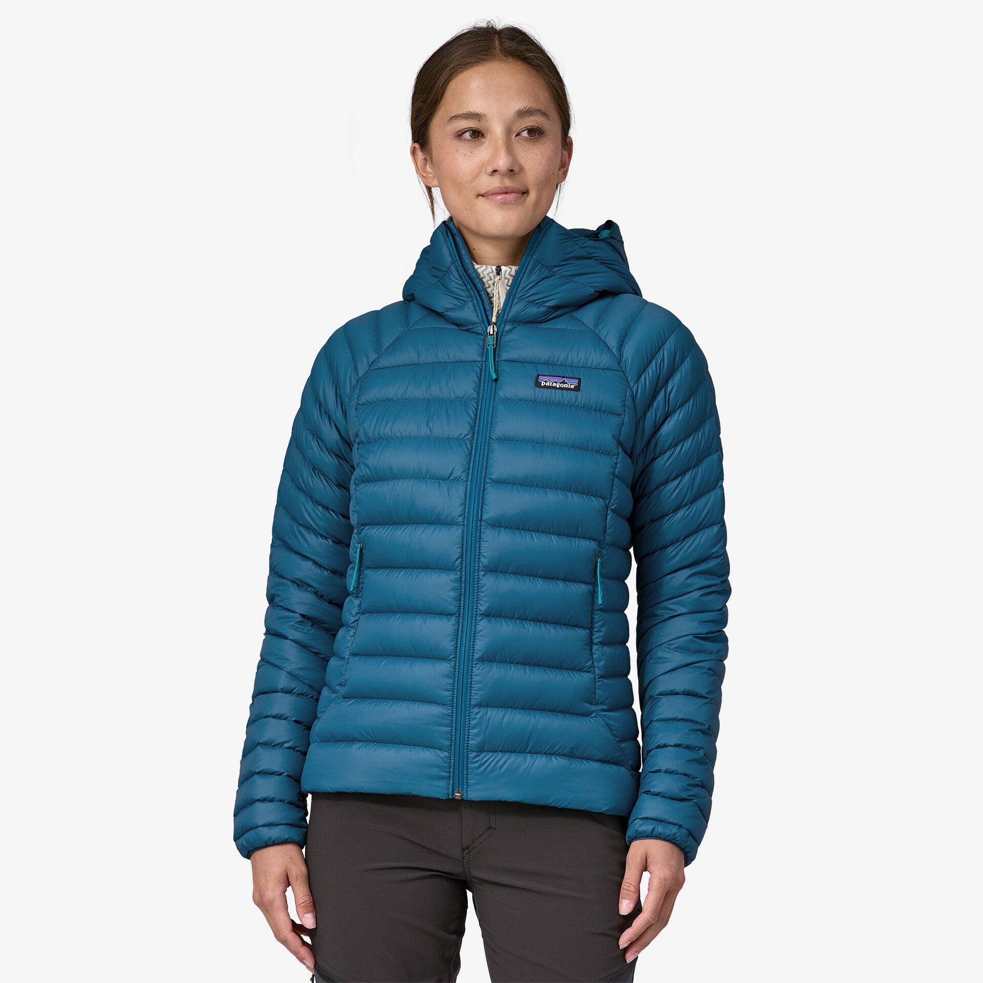 Patagonia Women's Down Hooded Sweater, Lagom Blue