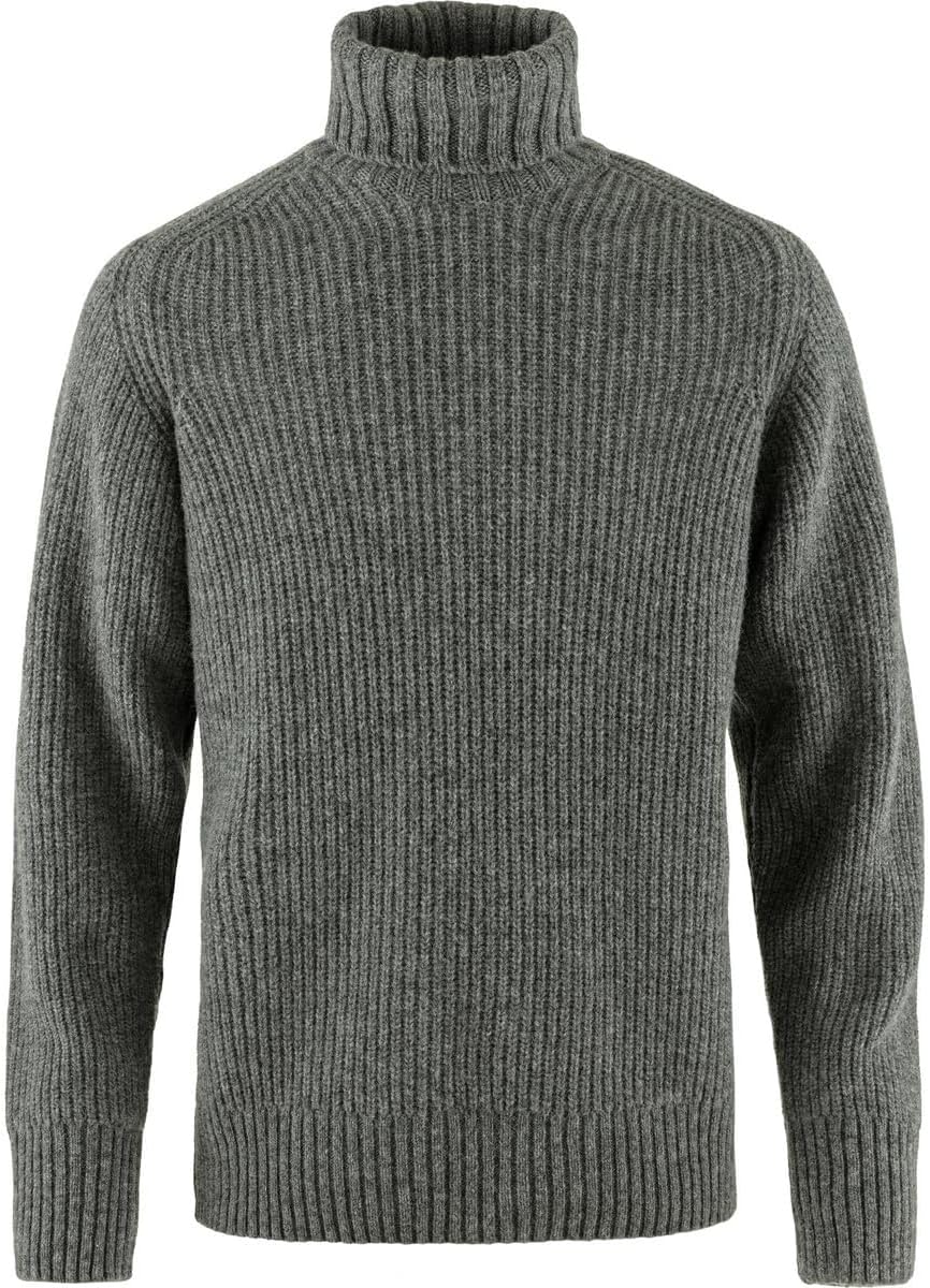 Ovik Fjällräven turtleneck sweater, Grey/Melange