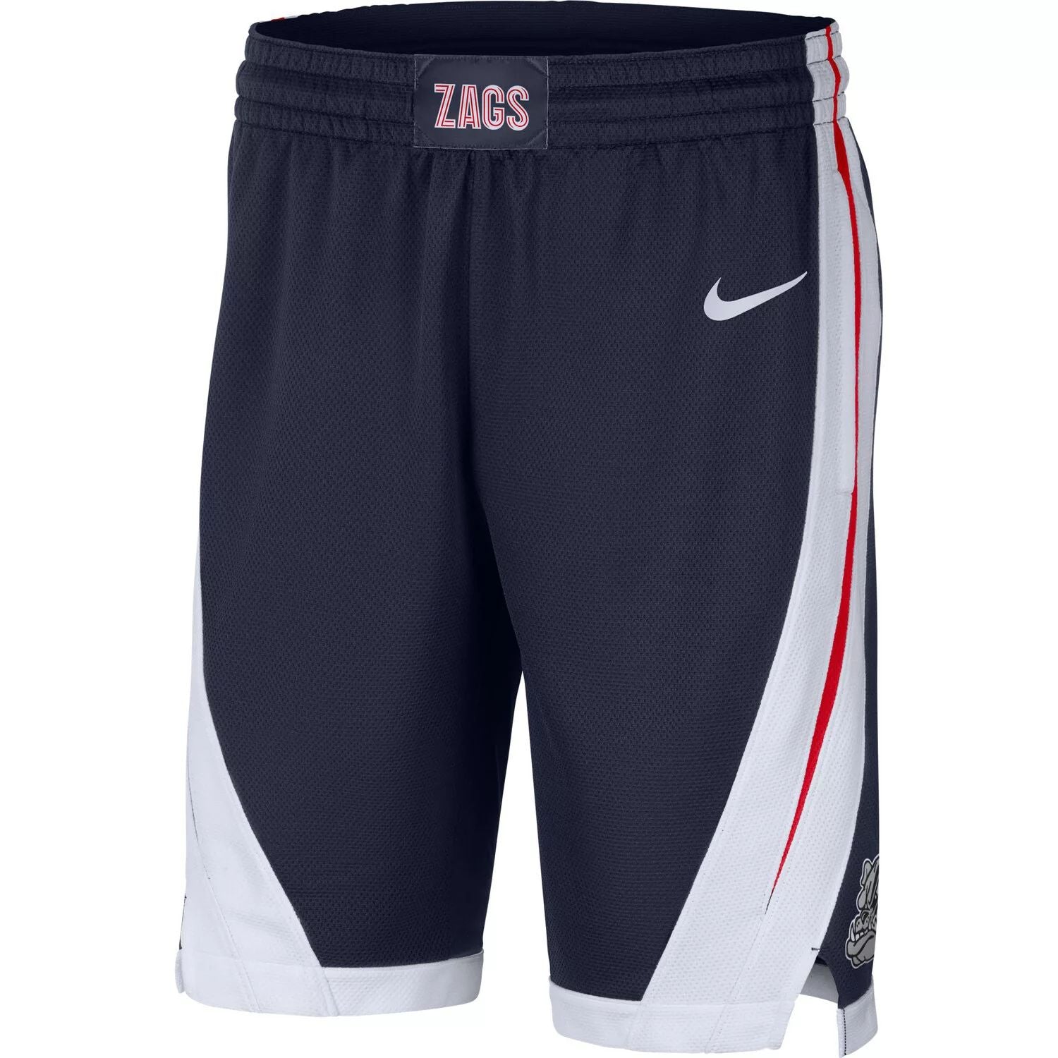 شورت كرة السلة Gonzaga Bulldogs Replica Performance Nike للرجال باللون الأزرق الداكن