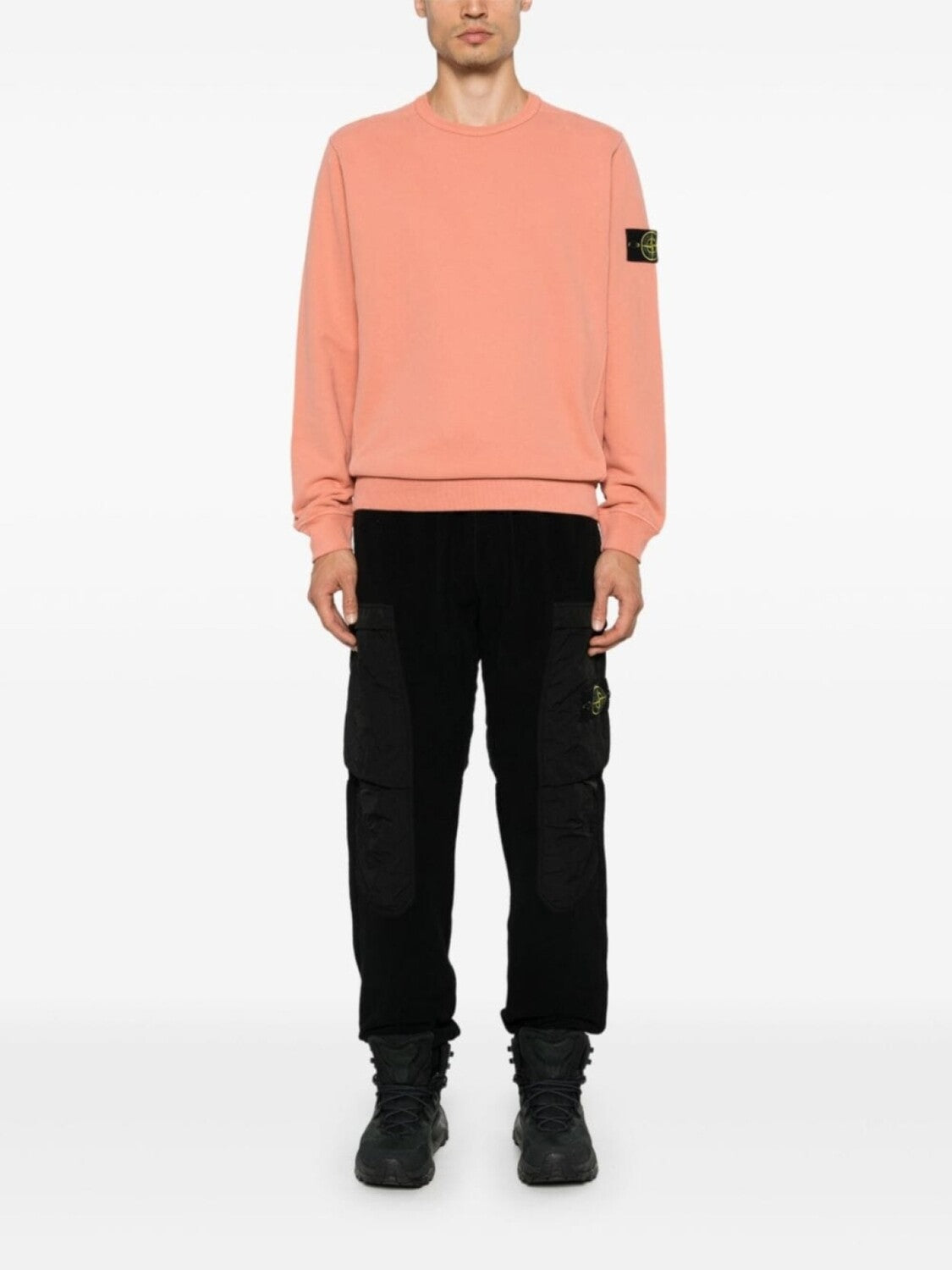 Stone Island Fleece Sweatpants Black