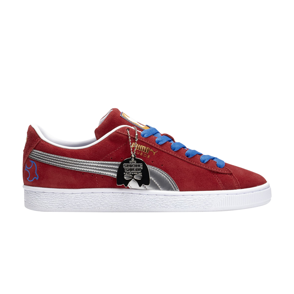 حذاء رياضي DC Comics x Suede Classic Puma باللون الأحمر