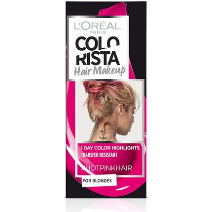 L'Oreal Colorista Hair Makeup Temporary hair dye #Hotpink 30 ml