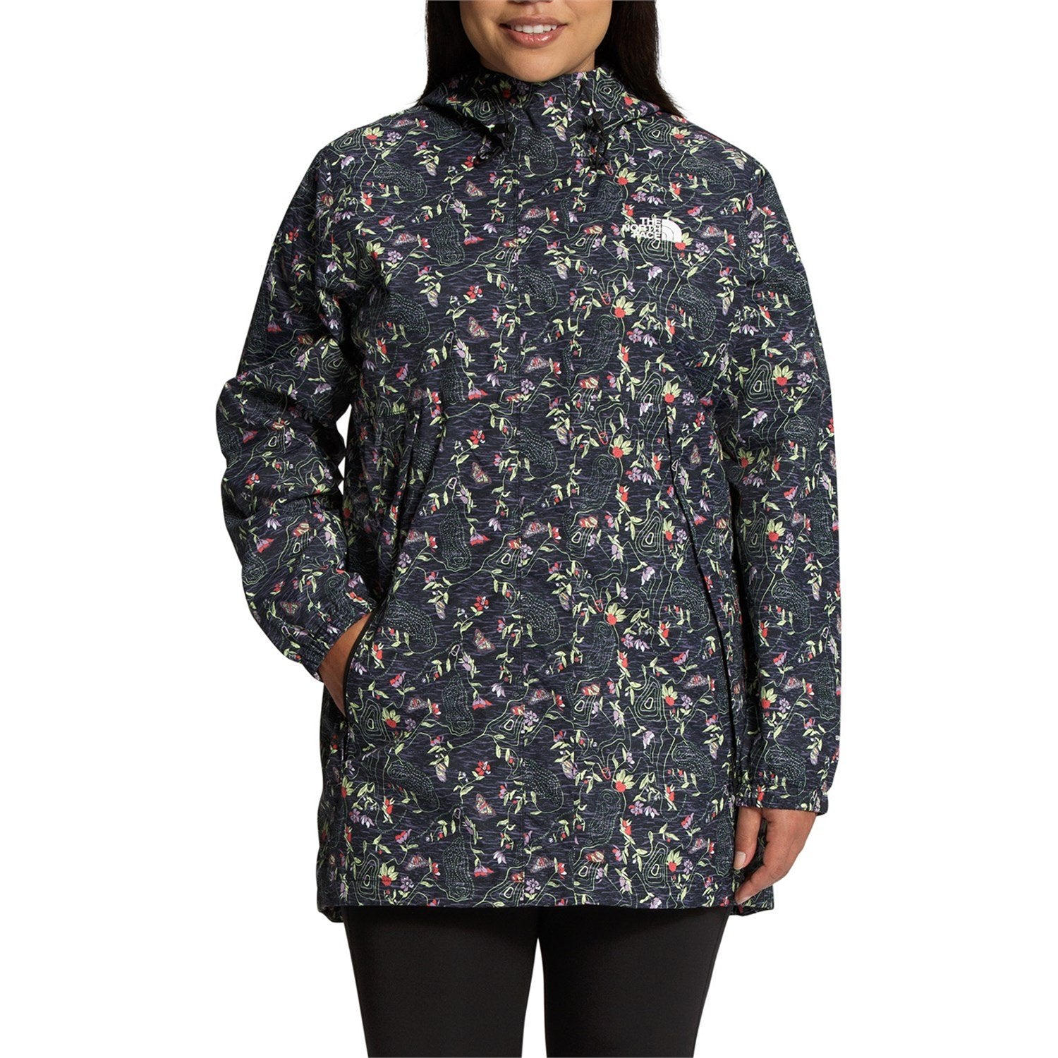 جاكيت باركا من ذا نورث فيس بلس أنتور، TNF Black IWD Print