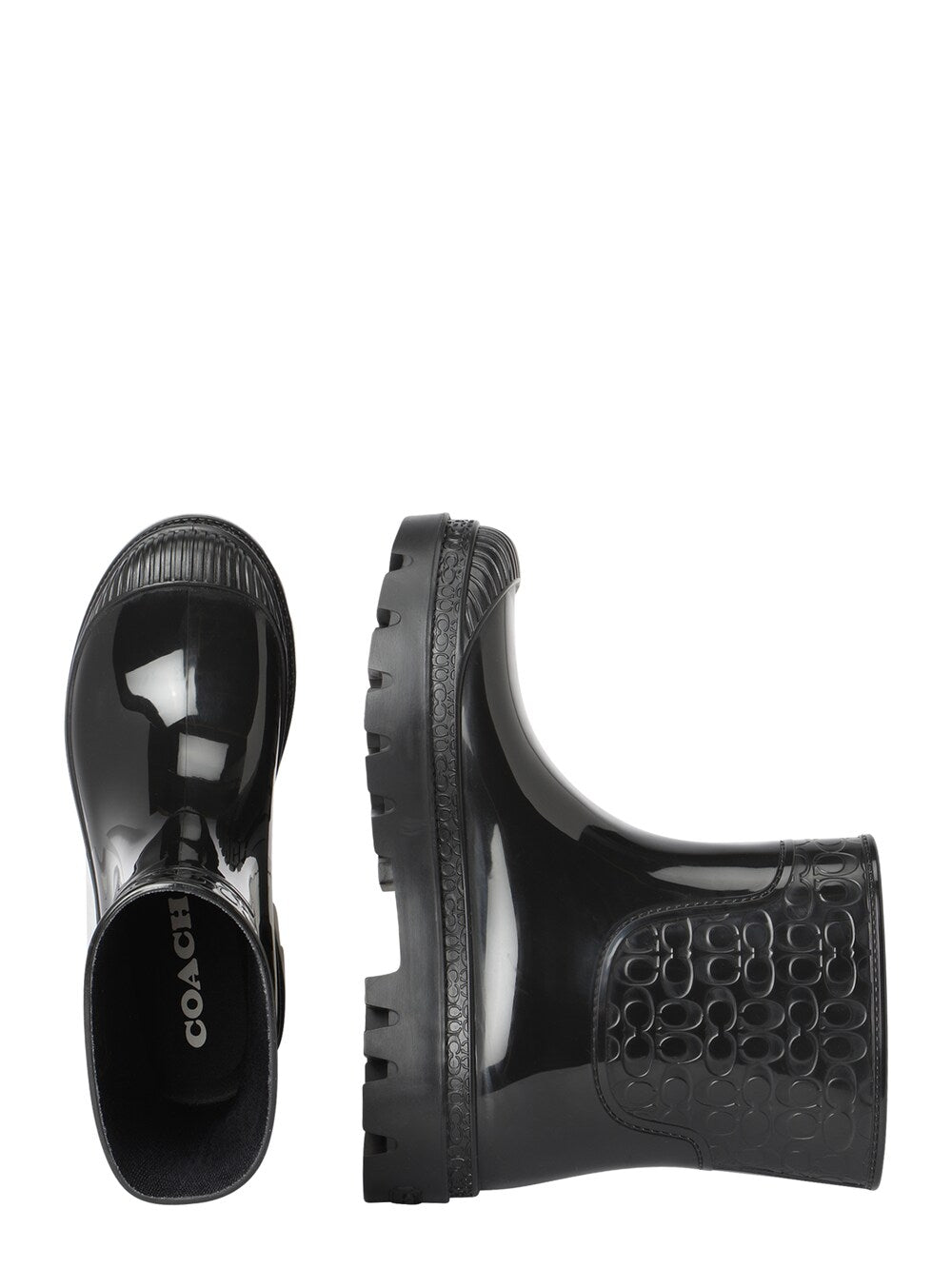 Rubber boots COACH, black