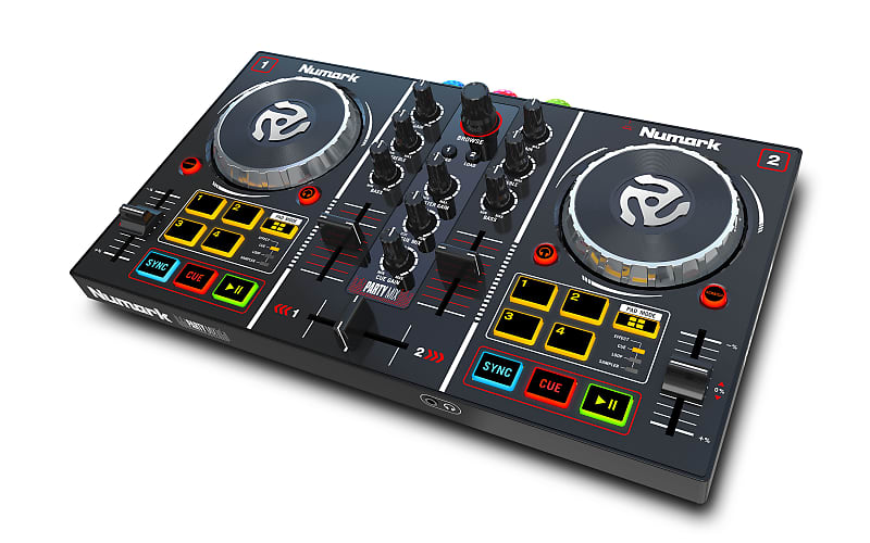 Numark Party Mix II - DJ controller with built-in light show PARTYMIXII