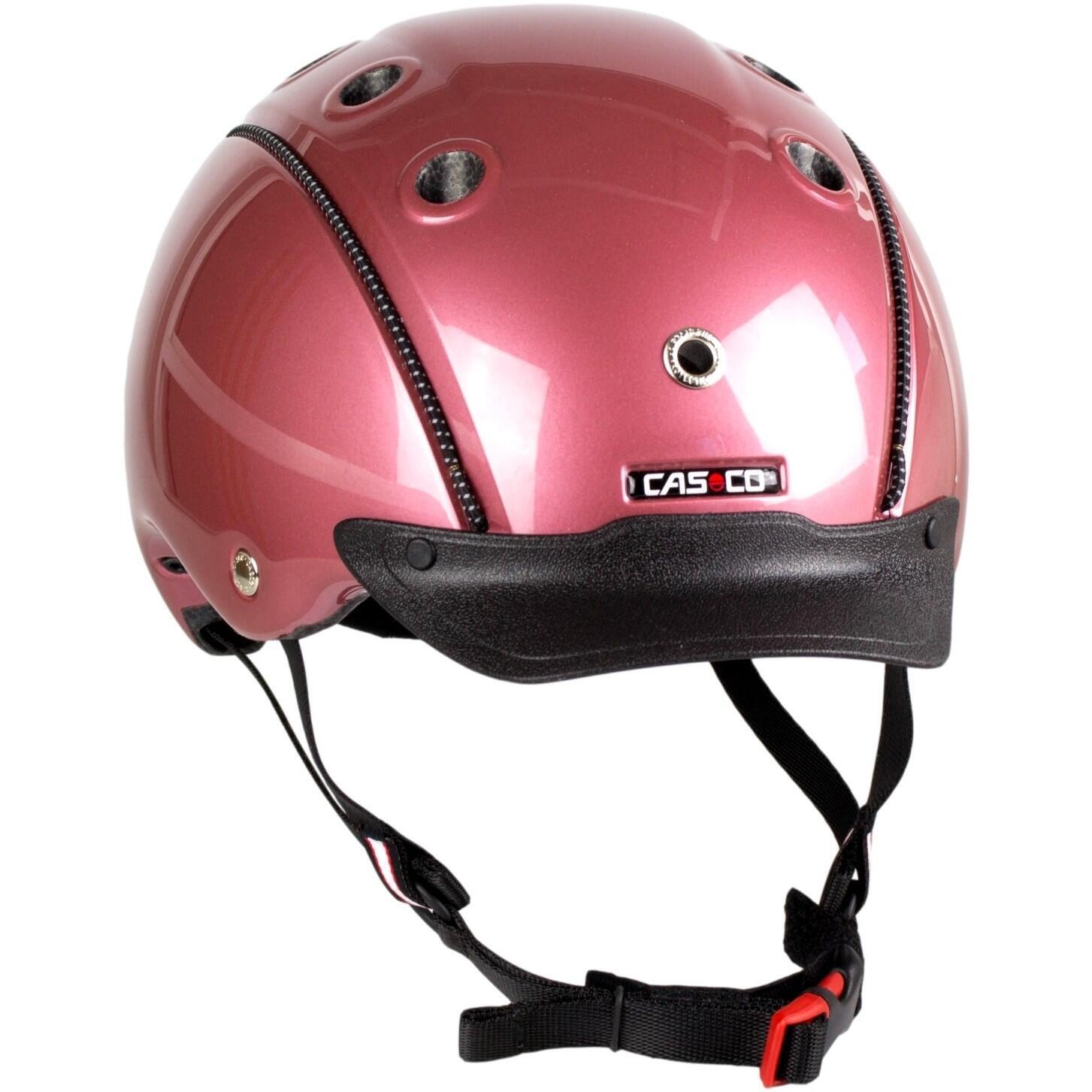 Casco Choice Tournament Riding, Cycling and Ski Helmet, Dark Pink