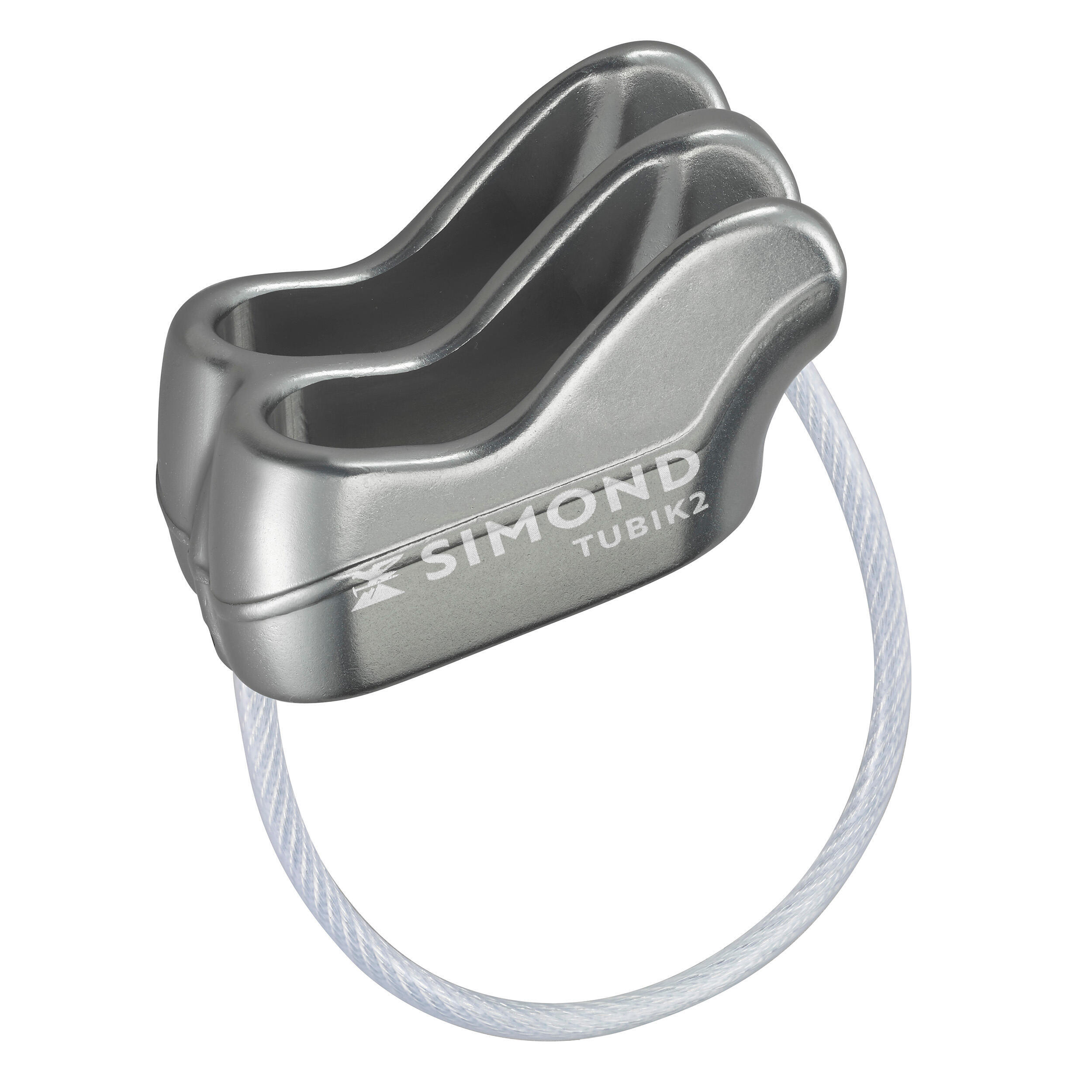 Simond 2 belay device, gray