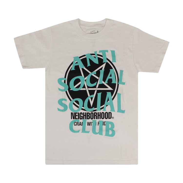 Anti Social Social Club x Neighborhood Filth Fury T-Shirt 'White', White