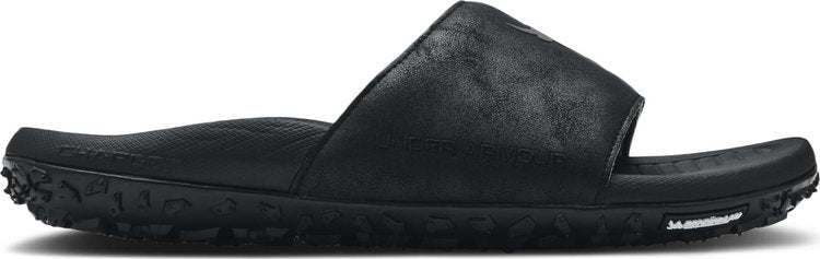 Under Armor Project Rock Slide Black Sandals