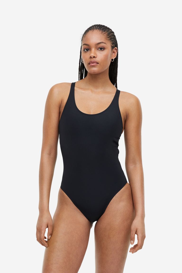 H&M sports swimsuit, black