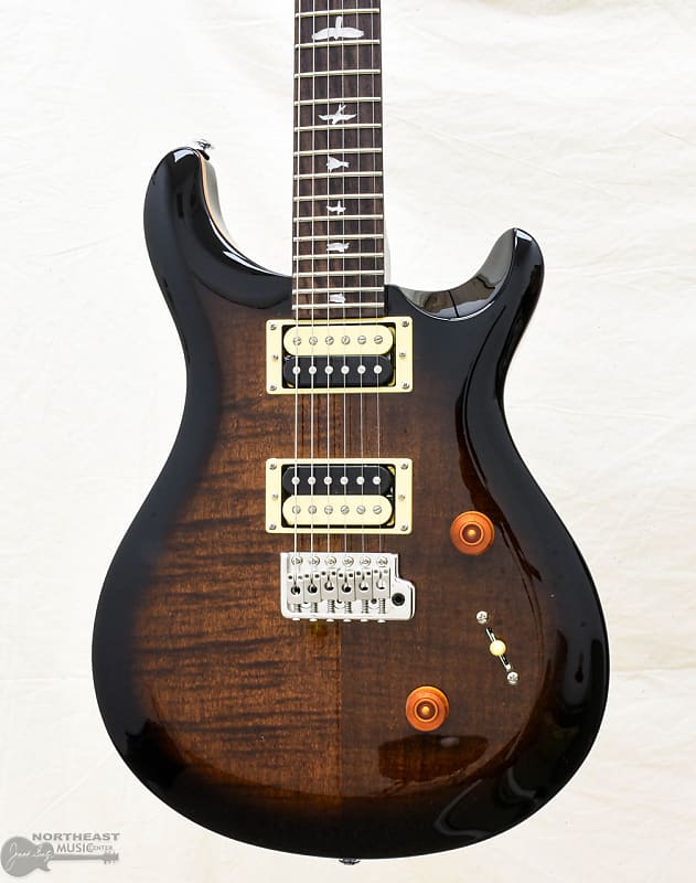 PRS SE Custom 24 - Black Gold Burst (serial number: 26100)