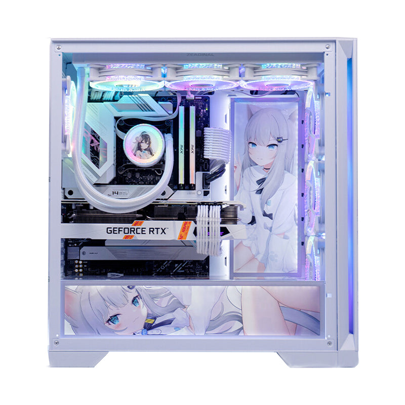 Case SAMA Custom Xianma Yanzhishen Nachoneko, Mid Tower, white/pattern