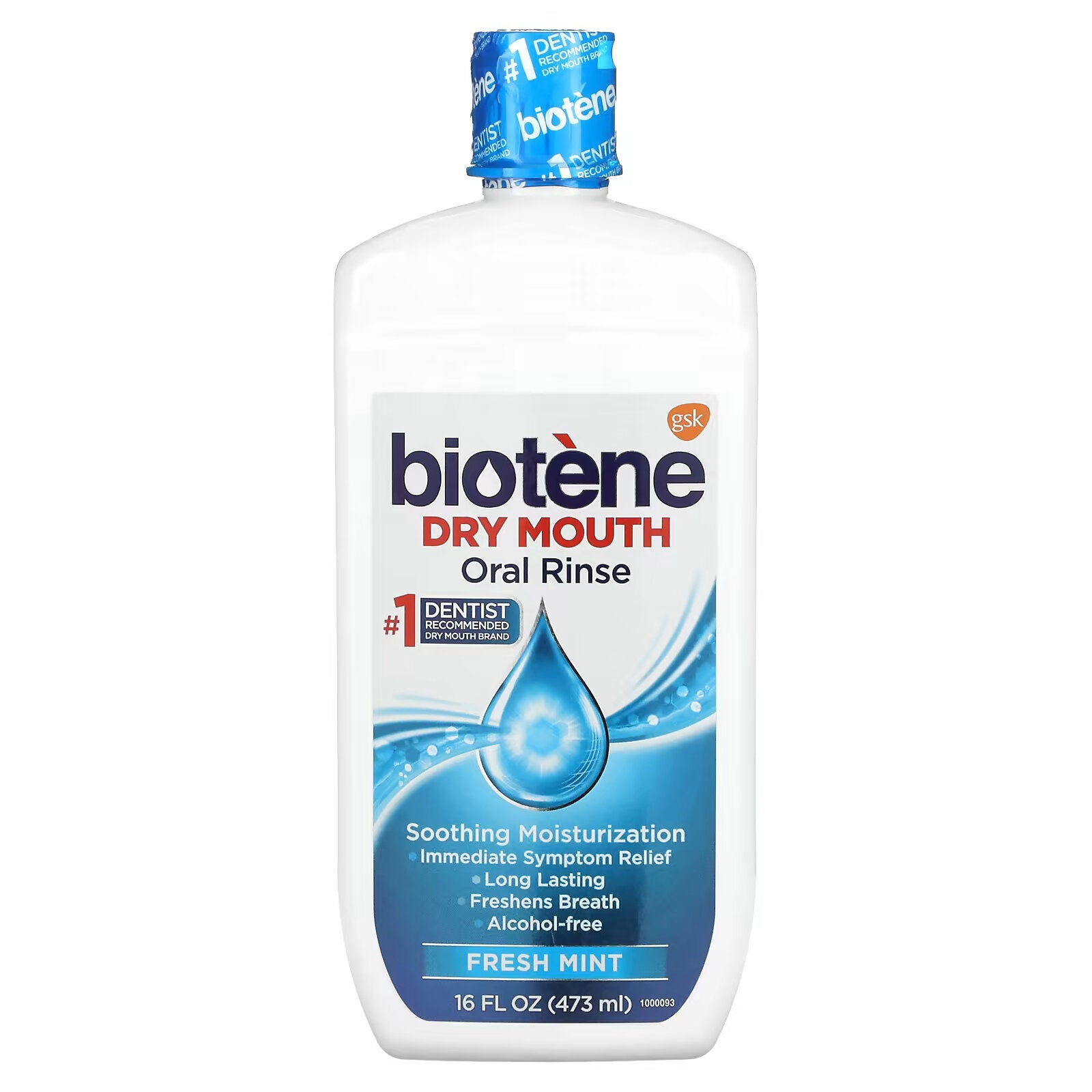 Biotene Dental Products, Dry Mouth Mouthwash, Fresh Mint, 16 fl oz (473 ml)