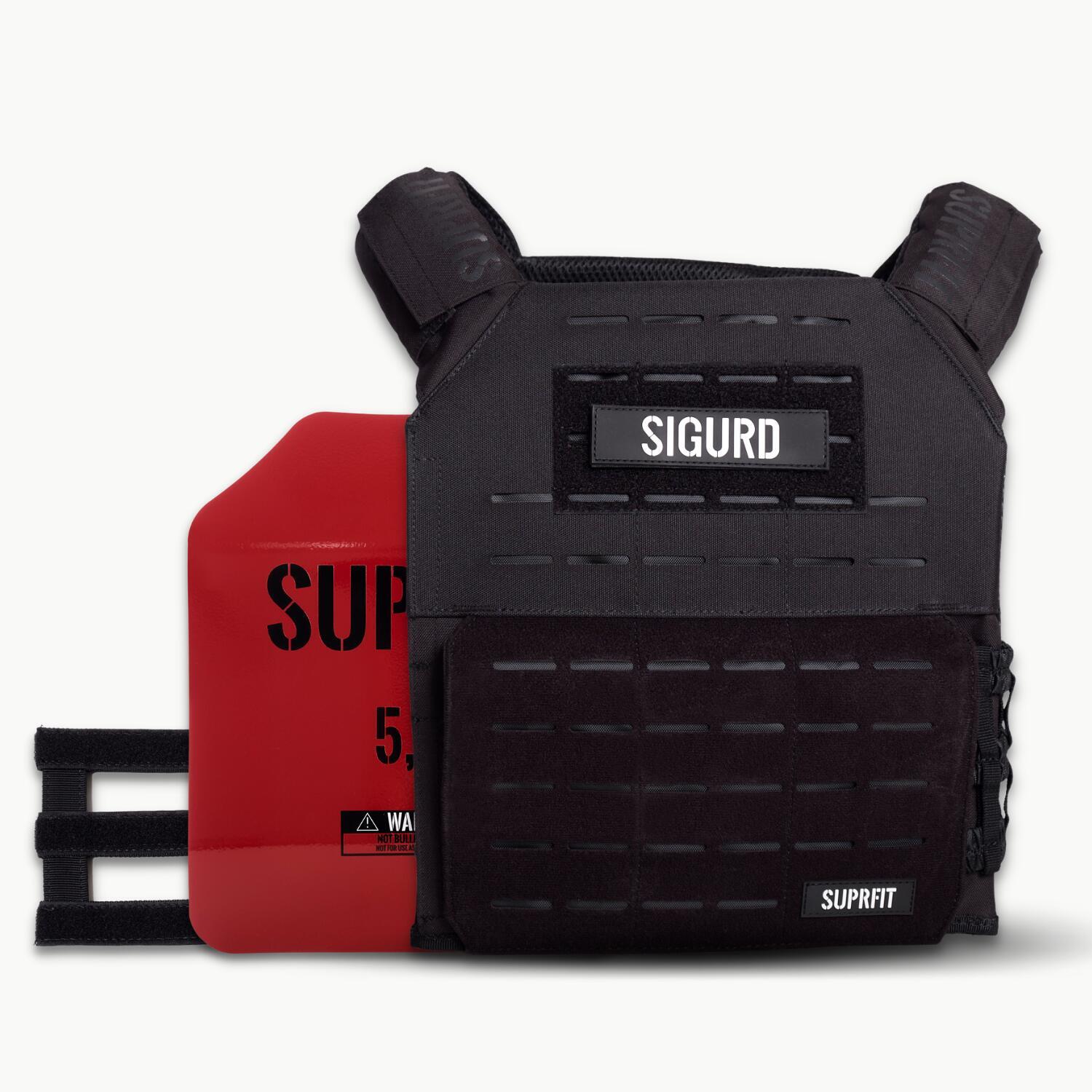 Suprfit Sigurd 3D Weight Vest - Black £5.75/Red