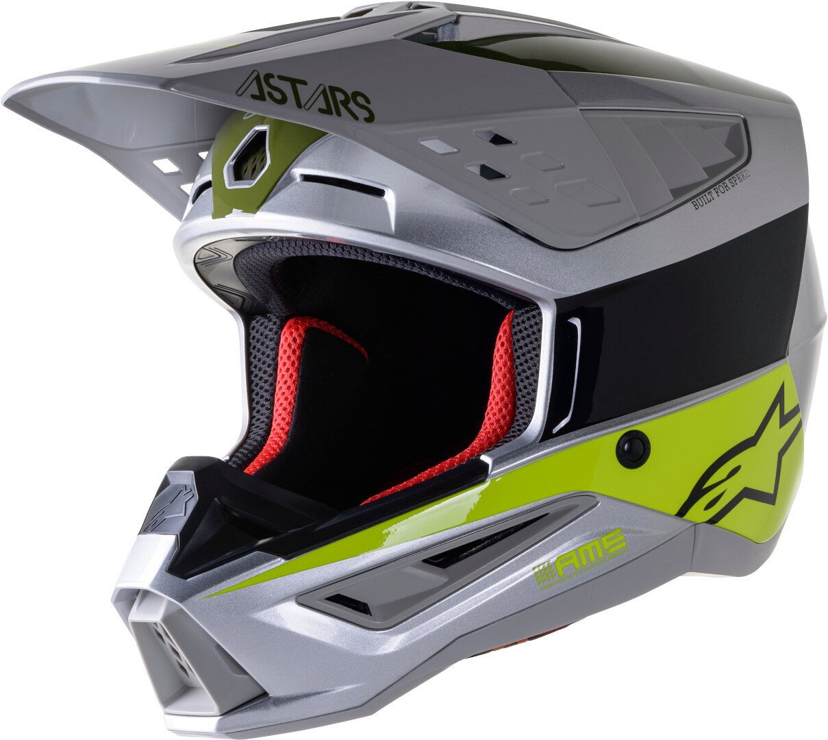 Alpinestars SM5 Bond Motocross Helmet, Silver