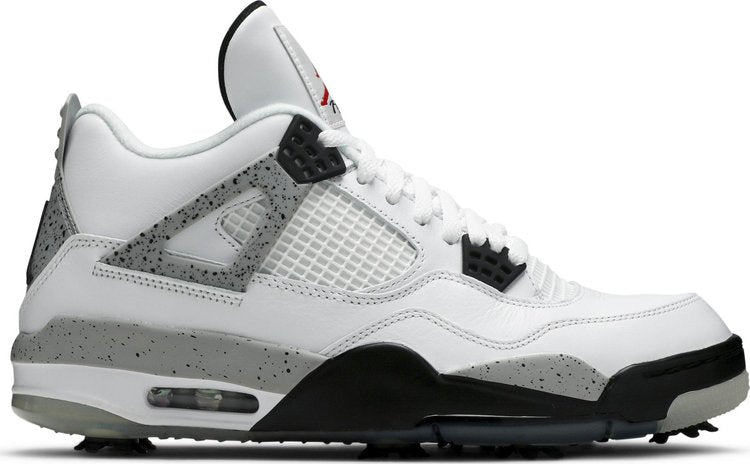 Air Jordan 4 Golf White Cement Cleats