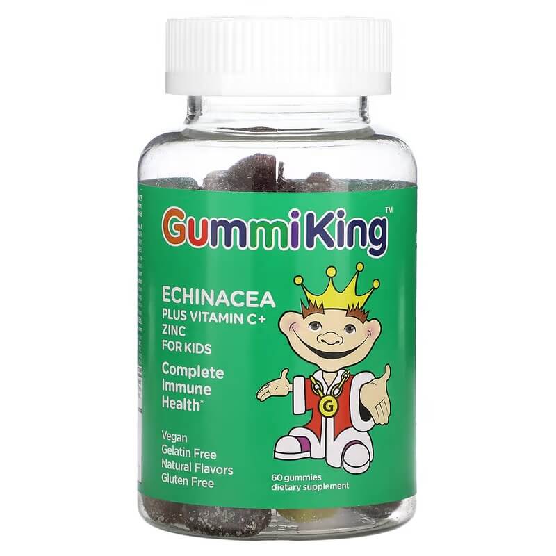 GummiKing Children's Echinacea with Vitamin C and Zinc, 60 Gummies