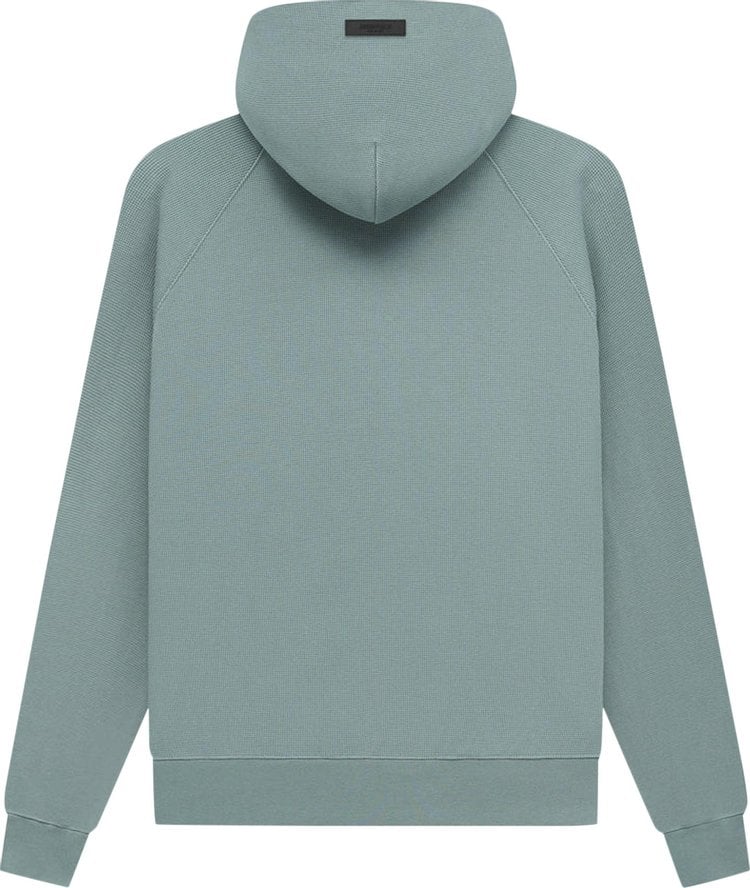 Fear of God Essentials Waffle Raglan Hoodie 'Sycamore', green