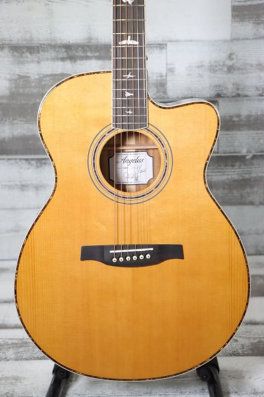 جيتار أكوستيك PRS SE Angelus AE40E Cutaway Acoustic/Electric Natural مع حقيبة صلبة