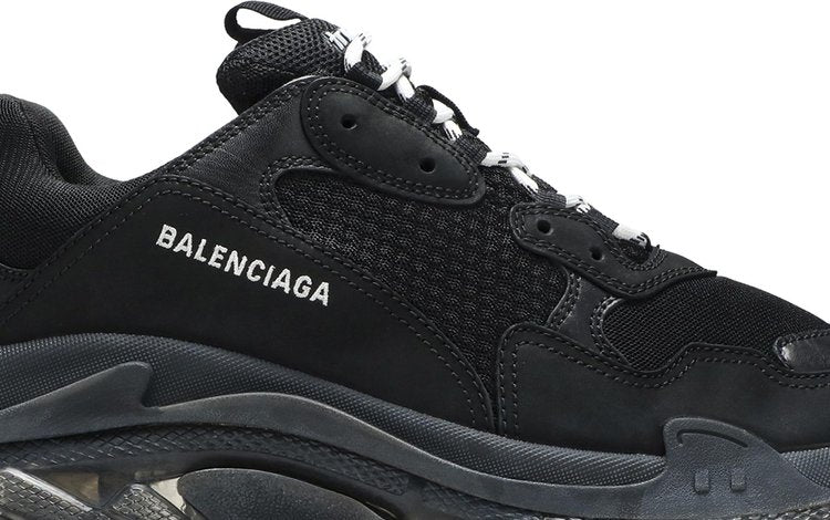 حذاء رياضي Balenciaga Triple S Triple Black 2019، أسود