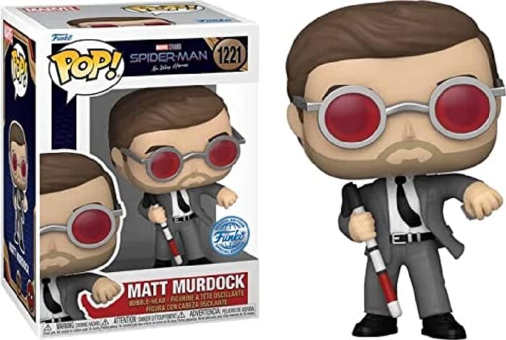 Funko Pop Marvel: Daredevil TV-Matt Murdock Special Edition Exclusive Vinyl Multicolor Figure