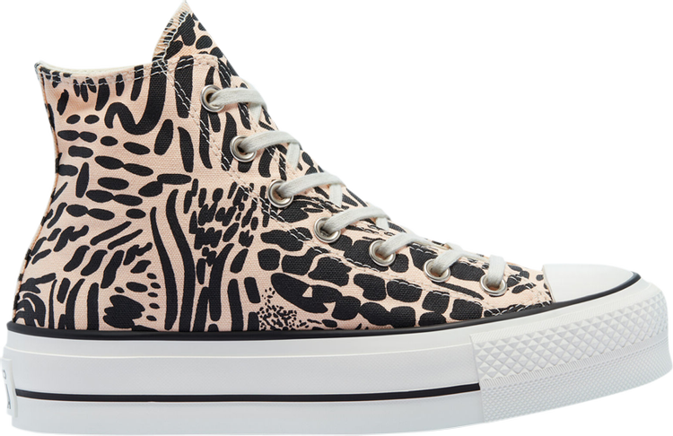 Sneakers Converse Wmns Chuck Taylor All Star Platform High Jungle Art, orange