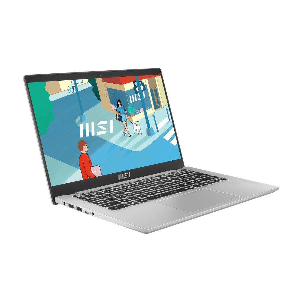 Laptop MSI Modern 14 C13M, 14", 16 GB/2 TB, i7-1355U, Windows 11 Pro, silver, English keyboard