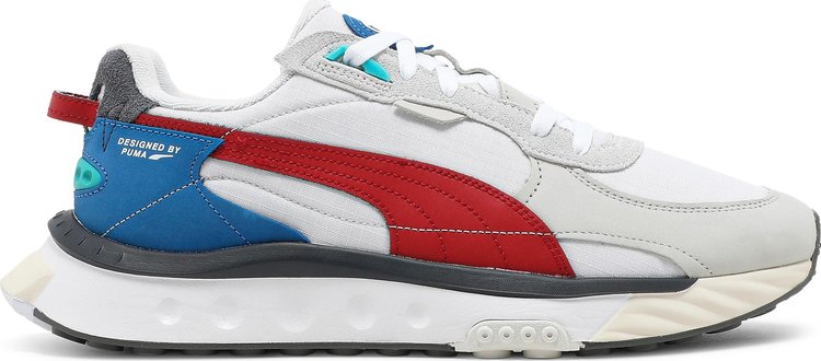 Sneakers Puma Wild Rider Layers - White Urban Red, white