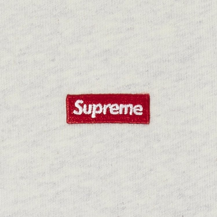 تي شيرت Supreme Small Box بأكمام طويلة "Oatmeal"، بني فاتح