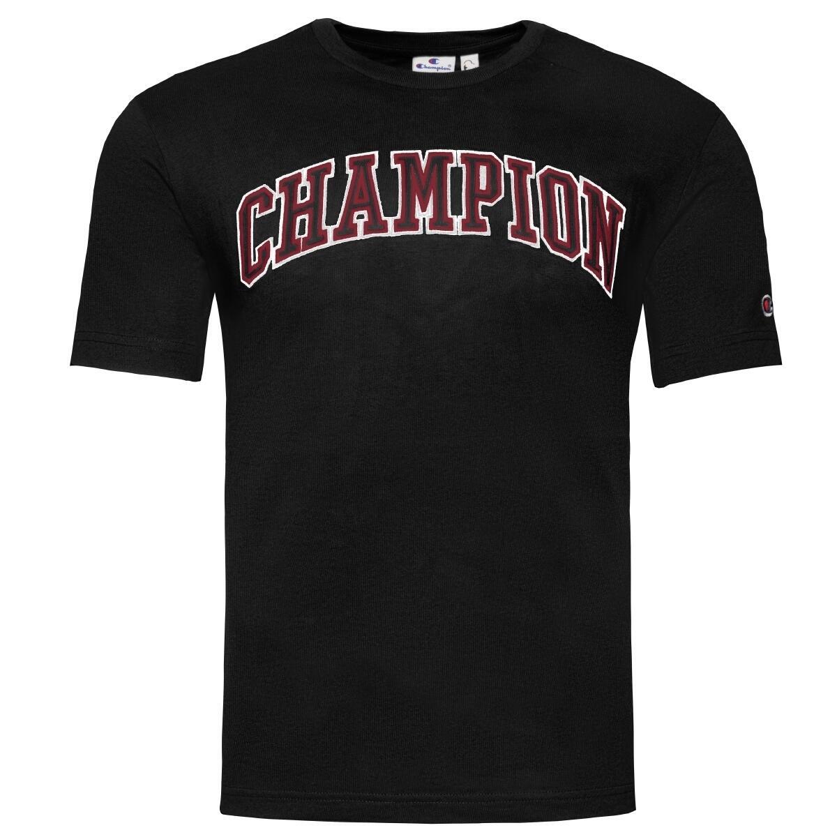 CHAMPION men's crew neck T-shirt, black