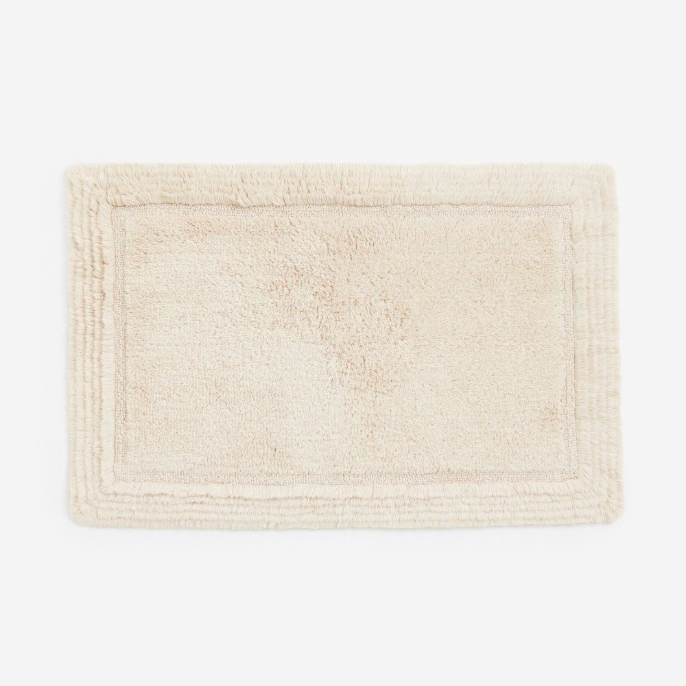 Bath mat H&M Home Tufted Cotton, light beige