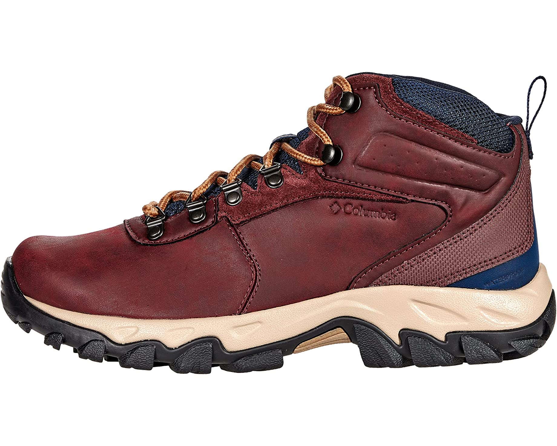 Columbia Newton Ridge Plus II Waterproof Boots, red-brown