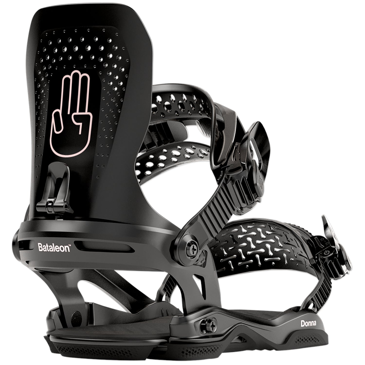 Bataleon Donna 2023 women's snowboard bindings, black