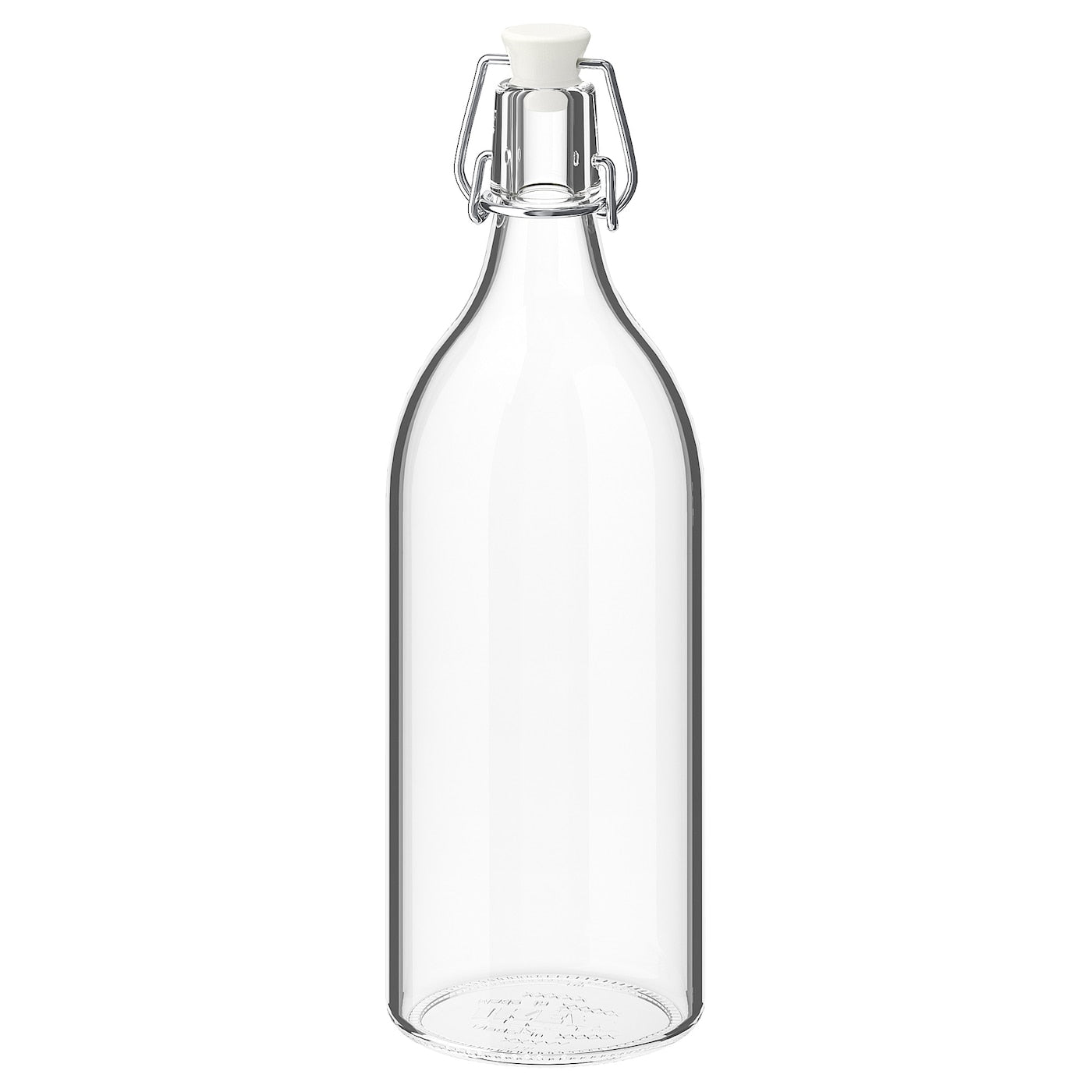 Bottle with stopper Ikea Korken, clear glass, 1 liter