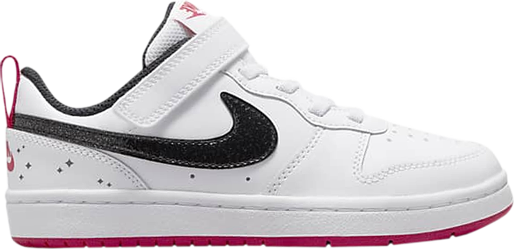 Nike Court Borough Low 2 SE PS 'White Very Berry' Sneakers, White