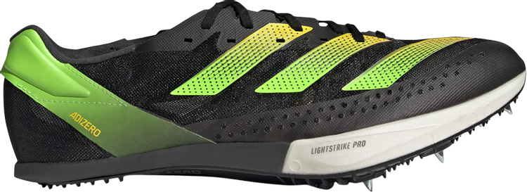 Adidas Adizero Prime SP2 'Black Solar Green' sneakers, black