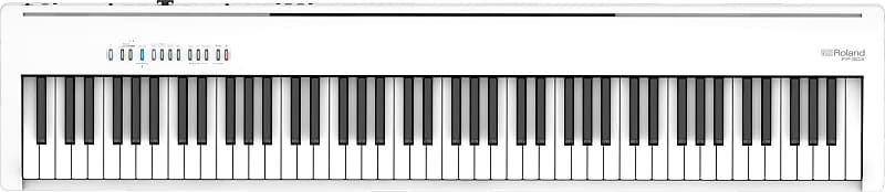 بيانو كهربائي محمول شهير من Roland FP-30X-WH Super NATURAL مع أداء مطور، أبيض