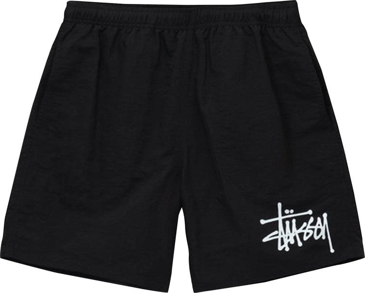 Stussy Big Basic Water Short 'Black', black