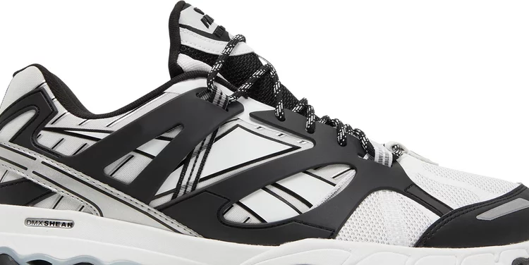 حذاء رياضي dmx trail shadow 'white black' من ريبوك، باللون الأبيض