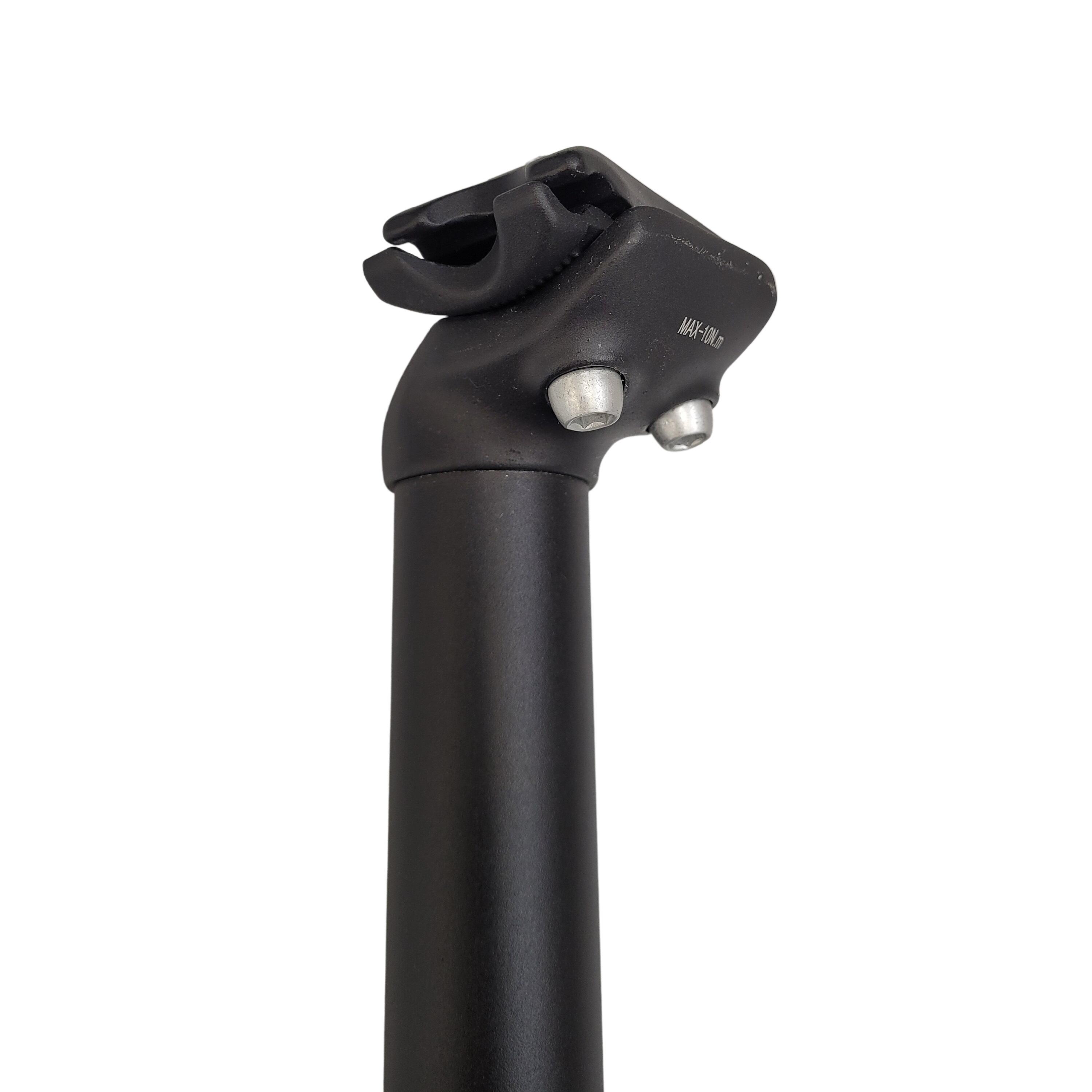 Seatpost 28.6mm, aluminum 300 to 400 mm for sliding saddle with cable hole RIVERSIDE