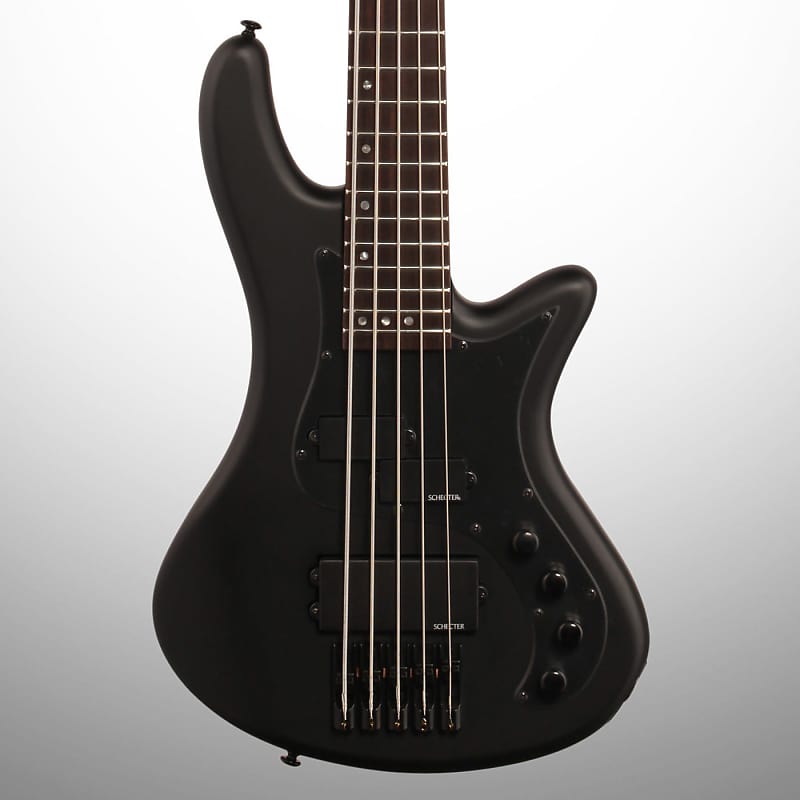 Bass guitar Schecter Stiletto Stealth-5, 5 strings, matte black 2523