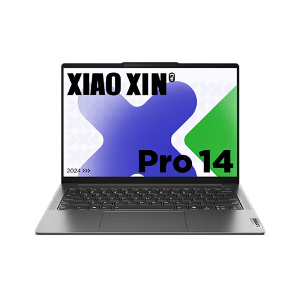 كمبيوتر محمول Lenovo Xiaoxin Pro 14 2024 AI، مقاس 14 بوصة، 32 جيجابايت/1 تيرابايت، Core Ultra 5 125H، رسومات Intel ARC، رمادي، لوحة مفاتيح إنجليزية