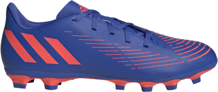 حذاء Adidas Predator Edge.4 FG 'Hi-Res Blue Turbo' باللون الأزرق